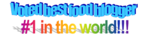 voted best food blogger